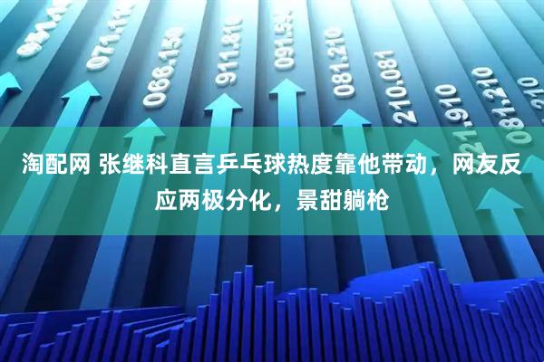 淘配网 张继科直言乒乓球热度靠他带动，网友反应两极分化，景甜躺枪