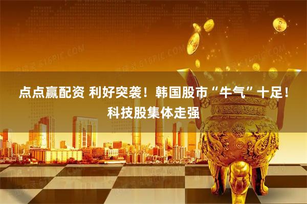 点点赢配资 利好突袭！韩国股市“牛气”十足！科技股集体走强