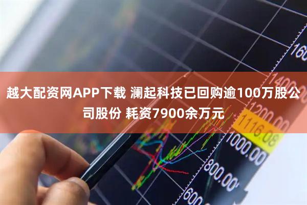 越大配资网APP下载 澜起科技已回购逾100万股公司股份 耗资7900余万元